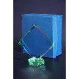 Награда стеклянная (сувенир) G022C/FP 185х175мм футляр в комплекте