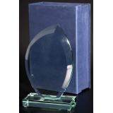Награда стеклянная (сувенир) G010/FP 210х130х18 в комплекте коробка