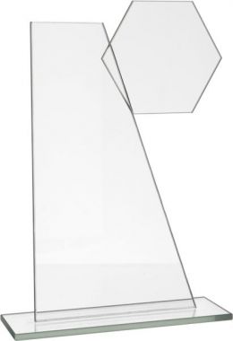 Награда стеклянная (сувенир) GS612-22 22см (6мм)