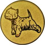 Жетон №631 (Собаководство, диаметр 50 мм, цвет золото)