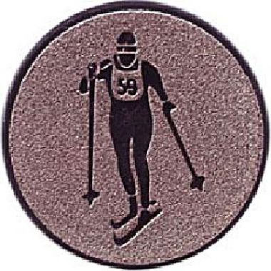 Эмблема D1-A148/B лыжный спорт (D-25 мм)