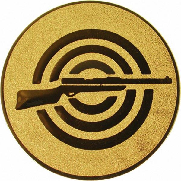 Жетон №2 (Стрельба, диаметр 25 мм, цвет золото)