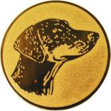 Жетон №626 (Собаководство, диаметр 50 мм, цвет золото)