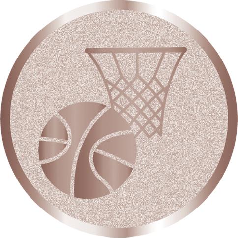 Жетон №982 (Баскетбол, диаметр 25 мм, цвет бронза)