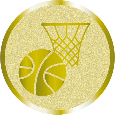 Жетон №982 (Баскетбол, диаметр 25 мм, цвет золото)