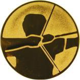 Жетон №636 (Стрельба, диаметр 50 мм, цвет золото)