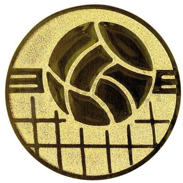 Жетон №966 (Волейбол, диаметр 25 мм, цвет золото)