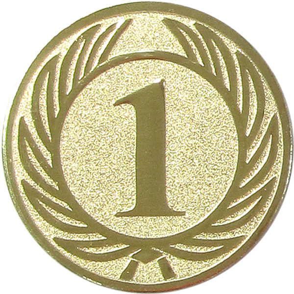 Жетон №9 (1 место, диаметр 25 мм, цвет золото)