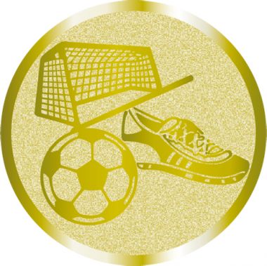 Жетон №1058 (Футбол, диаметр 25 мм, цвет золото)