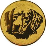Жетон №629 (Собаководство, диаметр 50 мм, цвет золото)