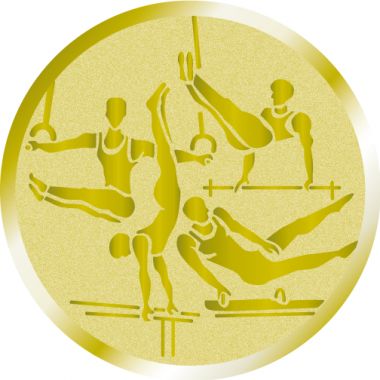 Жетон №1063 (Лёгкая атлетика, диаметр 25 мм, цвет золото)