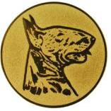 Жетон №1156 (Собаководство, диаметр 50 мм, цвет золото)
