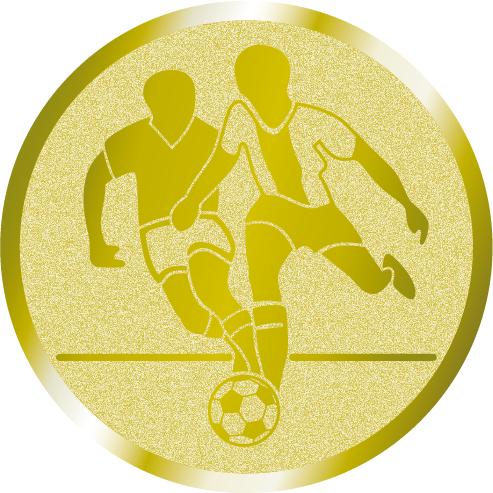 Жетон №970 (Футбол, диаметр 25 мм, цвет золото)