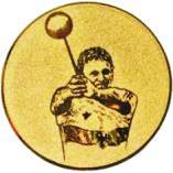 Жетон №1125 (Легкая атлетика, диаметр 50 мм, цвет золото)