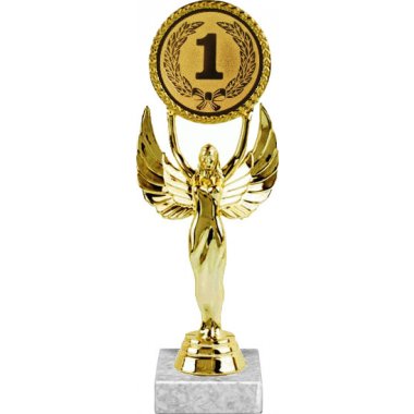 Фигурка №10-33 (1 место, высота 20 см (Фигурка, жетон для вклейки плюс цоколь и крепёж))