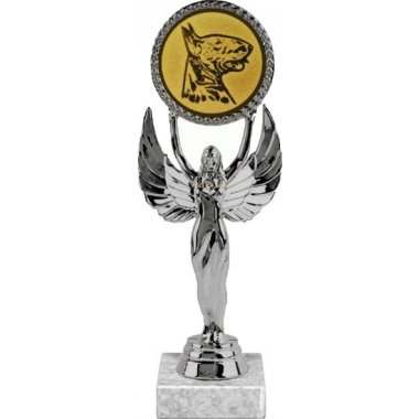 Фигурка №1156-33 (Выставки собак (собаководство), высота 20 см (Фигурка, жетон для вклейки плюс цоколь и крепёж))
