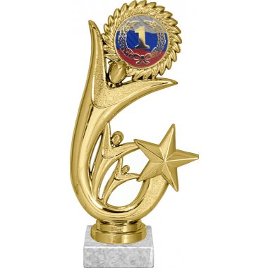 Фигурка №1193-1158 (1 место, высота 20 см (Фигурка, жетон для вклейки плюс цоколь и крепёж))
