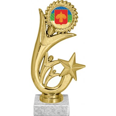 Фигурка №1196-1158 (Коми, высота 17 см (Фигурка, жетон для вклейки плюс цоколь и крепёж))