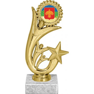 Фигурка №1196-1158 (Коми, высота 15 см (Фигурка, жетон для вклейки плюс цоколь и крепёж))