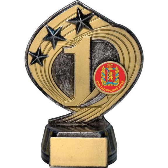 фигурка №1198-243 (красноярский край, высота 14 см (фигурка плюс жетон для вклейки)) (размер табличек: 45x20 мм) фигурка №1198-243 (красноярский край, высота 14 см (фигурка плюс жетон для вклейки)) (размер табличек: 45x20 мм)