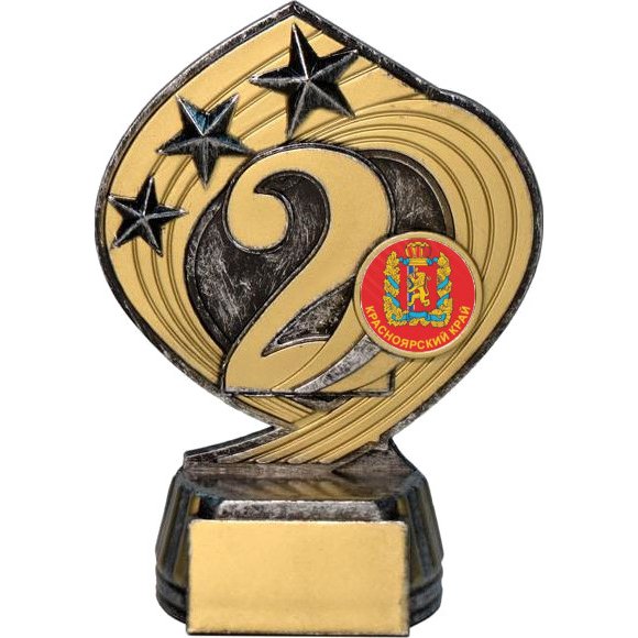 фигурка №1198-243 (красноярский край, высота 14 см (фигурка плюс жетон для вклейки)) (размер табличек: 45x20 мм) фигурка №1198-243 (красноярский край, высота 14 см (фигурка плюс жетон для вклейки)) (размер табличек: 45x20 мм)