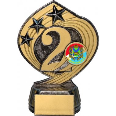 Фигурка №1199-243 (Приморский край, высота 14 см (Фигурка плюс жетон для вклейки)) (Размер табличек: 45x20 мм)