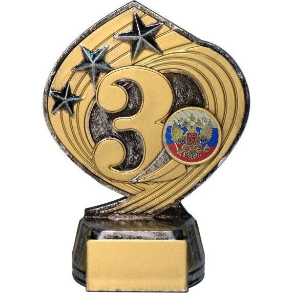 фигурка №1200-243 (символика рф, высота 14 см (фигурка плюс жетон для вклейки)) (размер табличек: 45x20 мм) фигурка №1200-243 (символика рф, высота 14 см (фигурка плюс жетон для вклейки)) (размер табличек: 45x20 мм)
