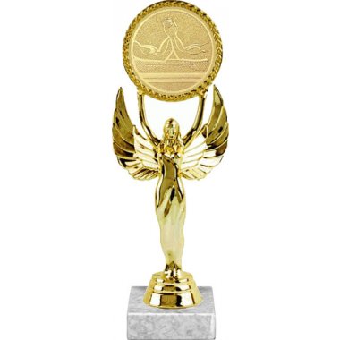 Фигурка №561-33 (Армрестлинг, высота 20 см (Фигурка, жетон для вклейки плюс цоколь и крепёж))