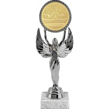 Фигурка №561-33 (Армрестлинг, высота 20 см (Фигурка, жетон для вклейки плюс цоколь и крепёж))