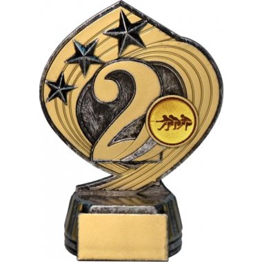 Фигурка №581-243 (Перетягивание каната, высота 14 см (Фигурка плюс жетон для вклейки)) (Размер табличек: 45x20 мм)