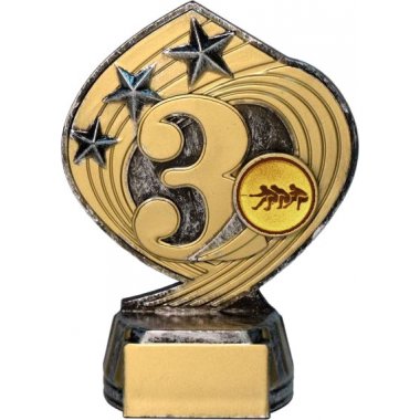 Фигурка №581-243 (Перетягивание каната, высота 14 см (Фигурка плюс жетон для вклейки)) (Размер табличек: 45x20 мм)
