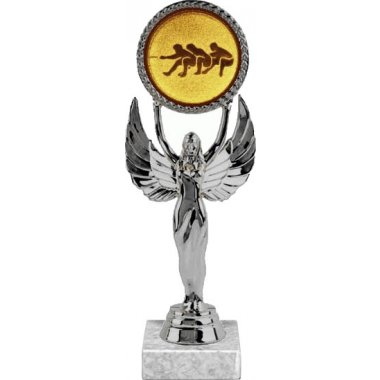Фигурка №581-33 (Перетягивание каната, высота 20 см (Фигурка, жетон для вклейки плюс цоколь и крепёж))