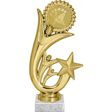 Фигурка №584-1158 (Самбо, высота 20 см (Фигурка, жетон для вклейки плюс цоколь и крепёж))
