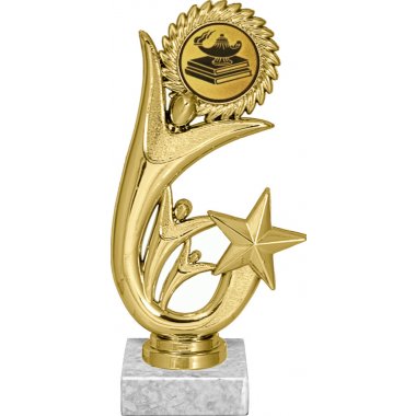 Фигурка №619-1158 (Образование, высота 17 см (Фигурка, жетон для вклейки плюс цоколь и крепёж))