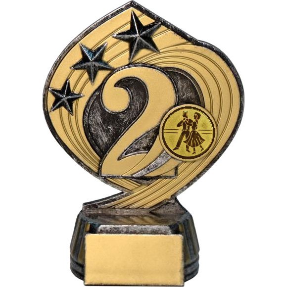 фигурка №70-243 (танцы, высота 14 см (фигурка плюс жетон для вклейки)) (размер табличек: 45x20 мм) фигурка №70-243 (танцы, высота 14 см (фигурка плюс жетон для вклейки)) (размер табличек: 45x20 мм)