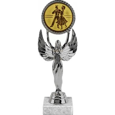 Фигурка №70-33 (Танцы, высота 20 см (Фигурка, жетон для вклейки плюс цоколь и крепёж))