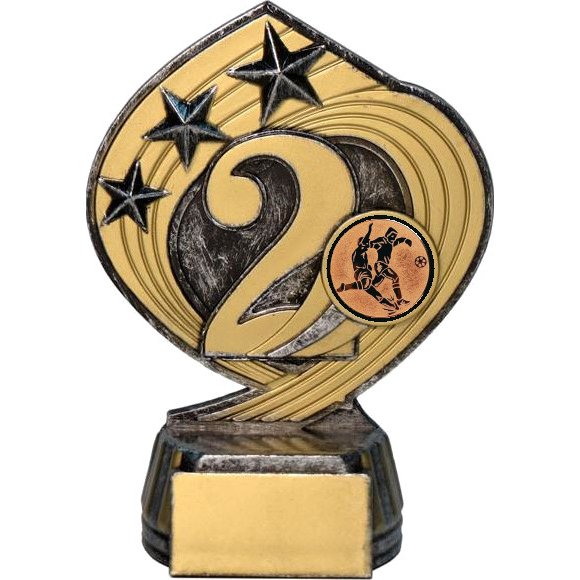 фигурка №74-243 (футбол, высота 14 см (фигурка плюс жетон для вклейки)) (размер табличек: 45x20 мм) фигурка №74-243 (футбол, высота 14 см (фигурка плюс жетон для вклейки)) (размер табличек: 45x20 мм)