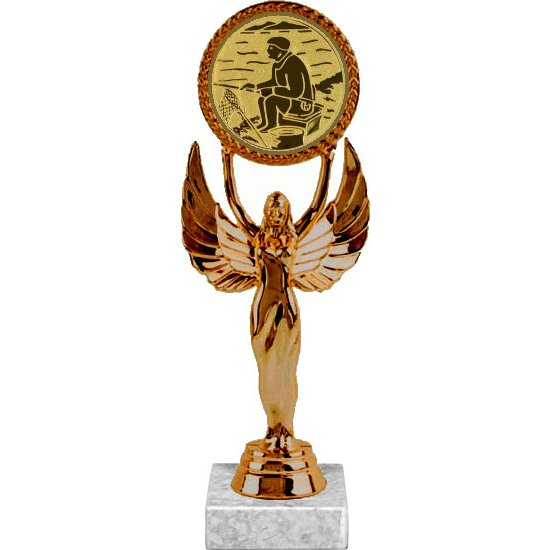 фигурка №76-33 (рыбак, высота 20 см (фигурка, жетон для вклейки плюс цоколь и крепёж)) фигурка №76-33 (рыбак, высота 20 см (фигурка, жетон для вклейки плюс цоколь и крепёж))