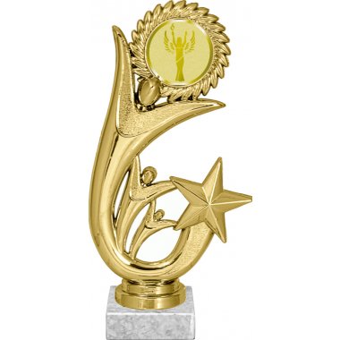 Фигурка №975-1158 (Ника, высота 20 см (Фигурка, жетон для вклейки плюс цоколь и крепёж))