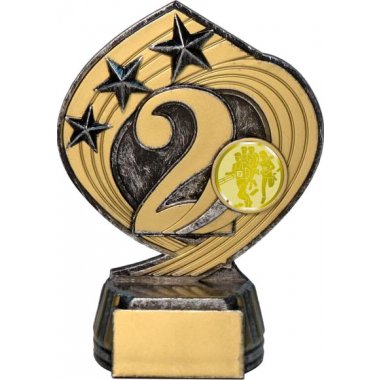 Фигурка №995-243 (Бег, высота 14 см (Фигурка плюс жетон для вклейки)) (Размер табличек: 45x20 мм)