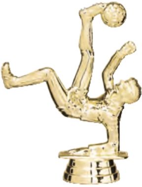 Фигурка №931 (Футбол, высота 11,4 см, цвет золото, пластик)