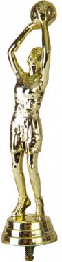 Фигурка №1021 (Баскетбол, высота 15,9 см, цвет золото, пластик)