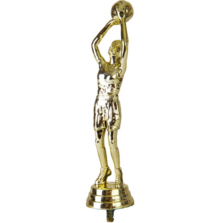 Фигурка №1021 (Баскетбол, высота 15,9 см, цвет золото, пластик)