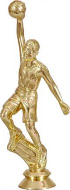 Фигурка №606 (Баскетбол, высота 17 см, цвет золото, пластик)