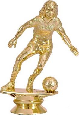 Фигурка №625 (Футбол, высота 10 см, цвет золото, пластик)