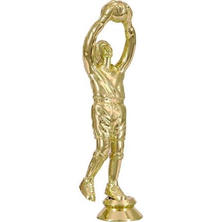 Фигурка №822 (Баскетбол, высота 15 см, цвет золото, пластик)