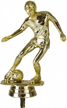 Фигурка №1006 (Футбол, высота 12,1 см, цвет золото, пластик)