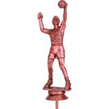 Волейболист высота 15 см F21/B бронзового цвета, пластиковая фигурка