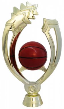 Фигурка №681 (Баскетбол, высота 18 см, цвет золото, пластик)