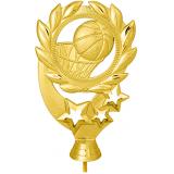 Фигурка №1419 (Баскетбол, высота 14 см, цвет золото, пластик)